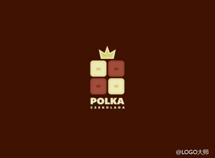 一组巧克力品牌logo设计欣赏