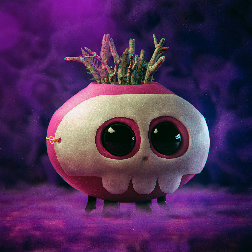 来自c4d大神 zigor samaniego 丑萌丑萌的动物