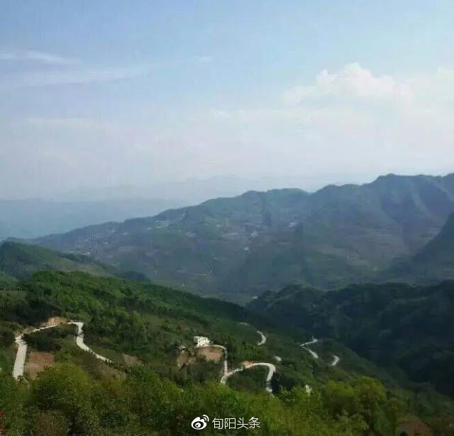 魅力旬阳县关口镇大庙村八卦山