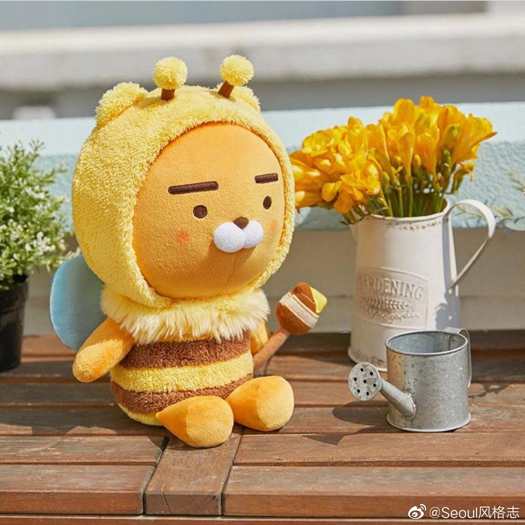 kakaofriends最近推出的小蜜蜂系列太萌了