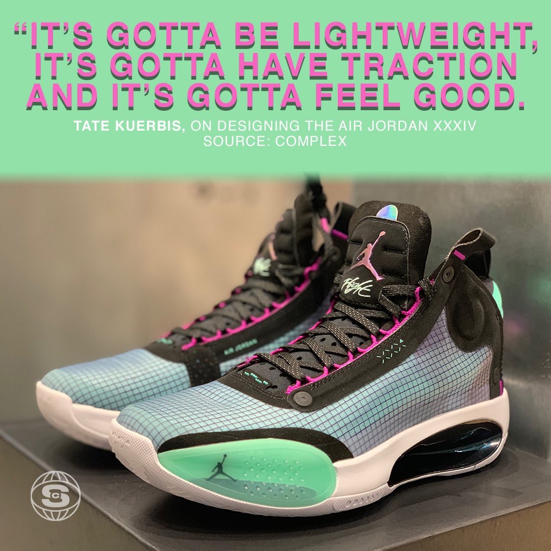 aj34官图发布在纽约的一场活动中锡安威廉姆森已经上脚