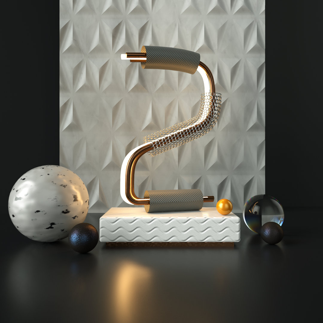 分享一组c4d效果图 大家可以学习参考(来源网络),满满的工业风