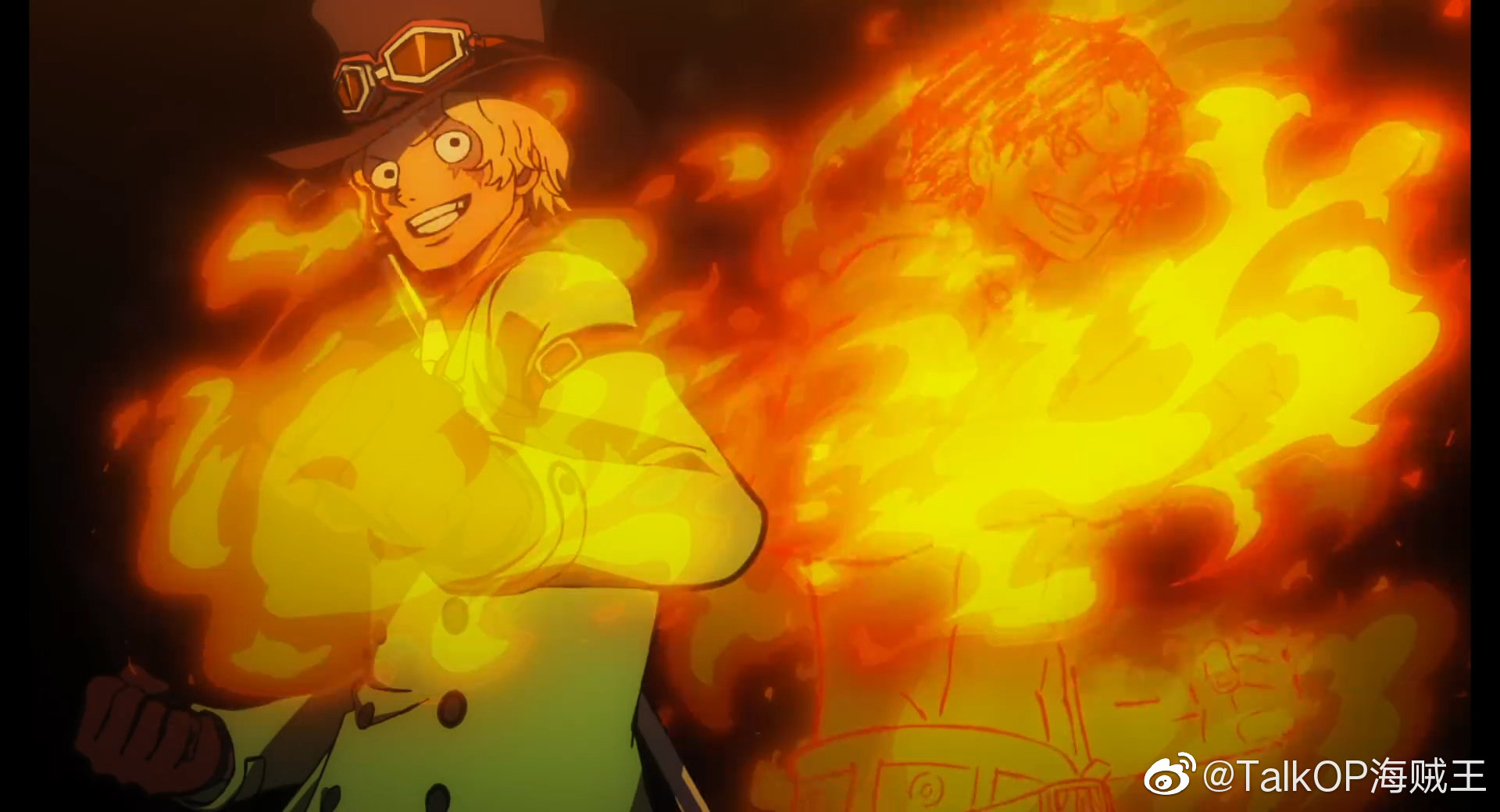 特别是图1萨波,艾斯声优真人上演剧场版狂热行动发刀子时刻,这简直了