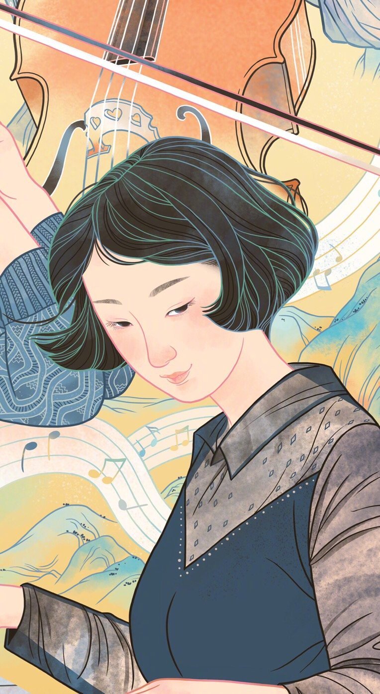 来自@插画师李旻 插画作品