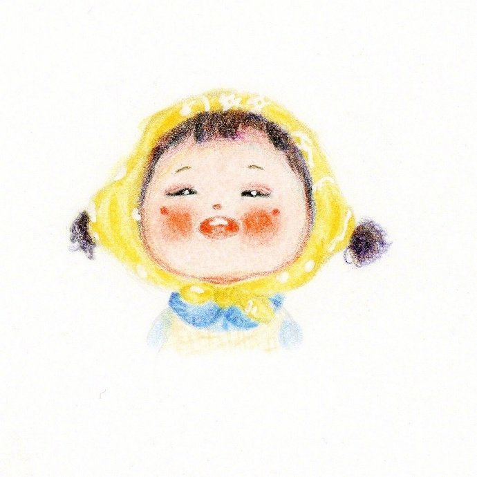 敲可爱的萌娃小头像~(画师:白兔手绘)