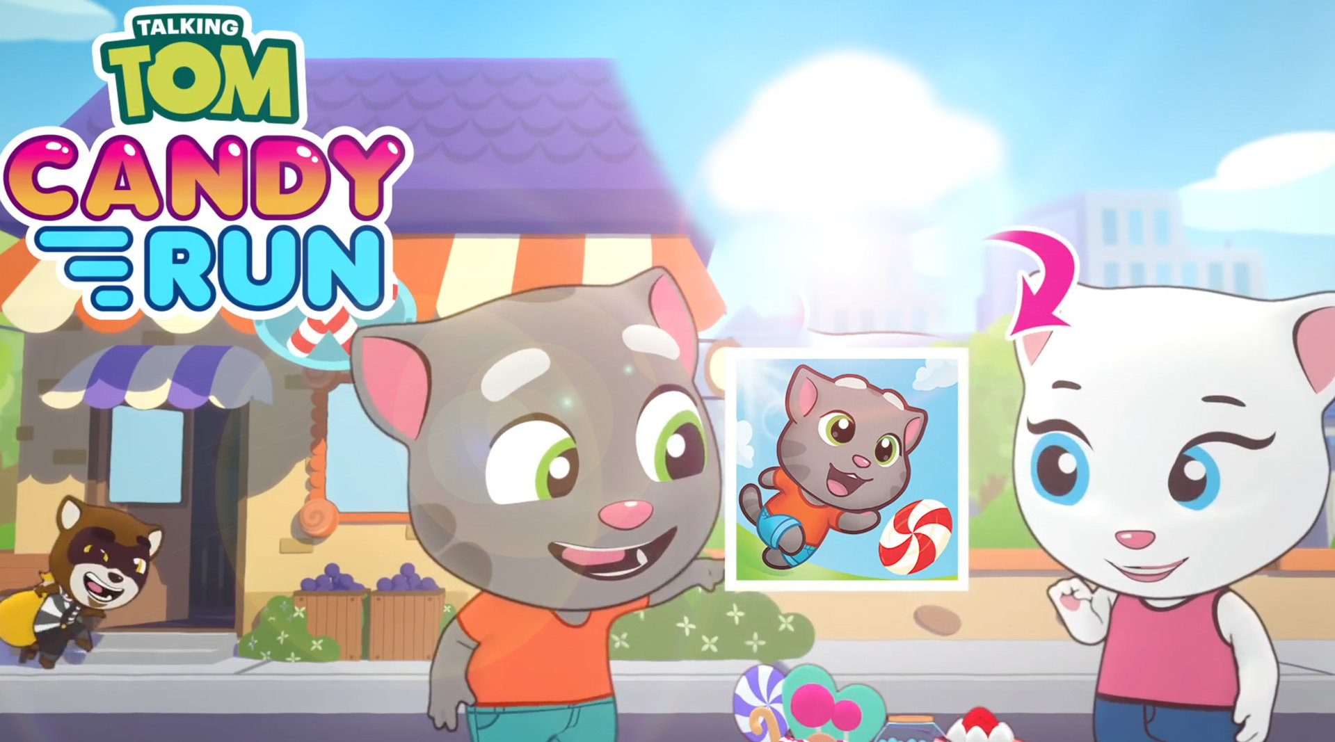 汤姆猫糖果跑酷 talking tom candy run 8天 游戏演练 手游酷玩最好