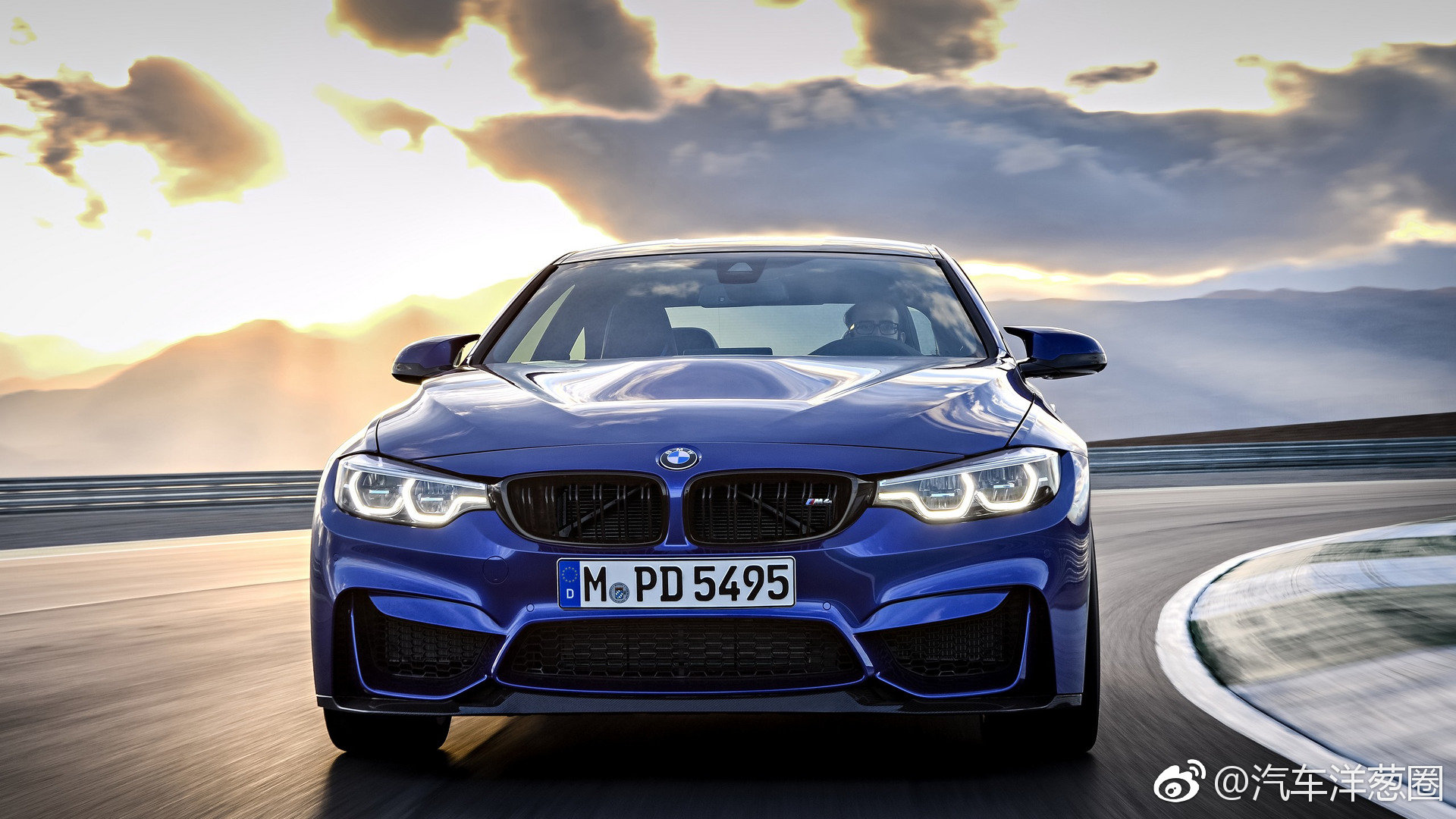 2018bmwm4cs不简单的蓝精灵