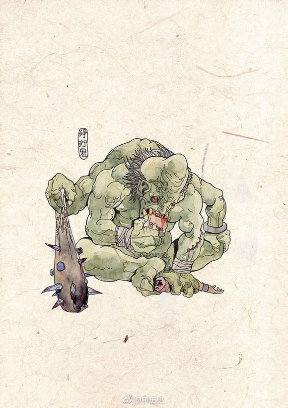 中国百鬼图大全二大头鬼是什么鬼