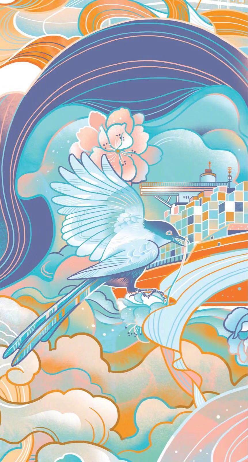 来自@插画师李旻 插画作品