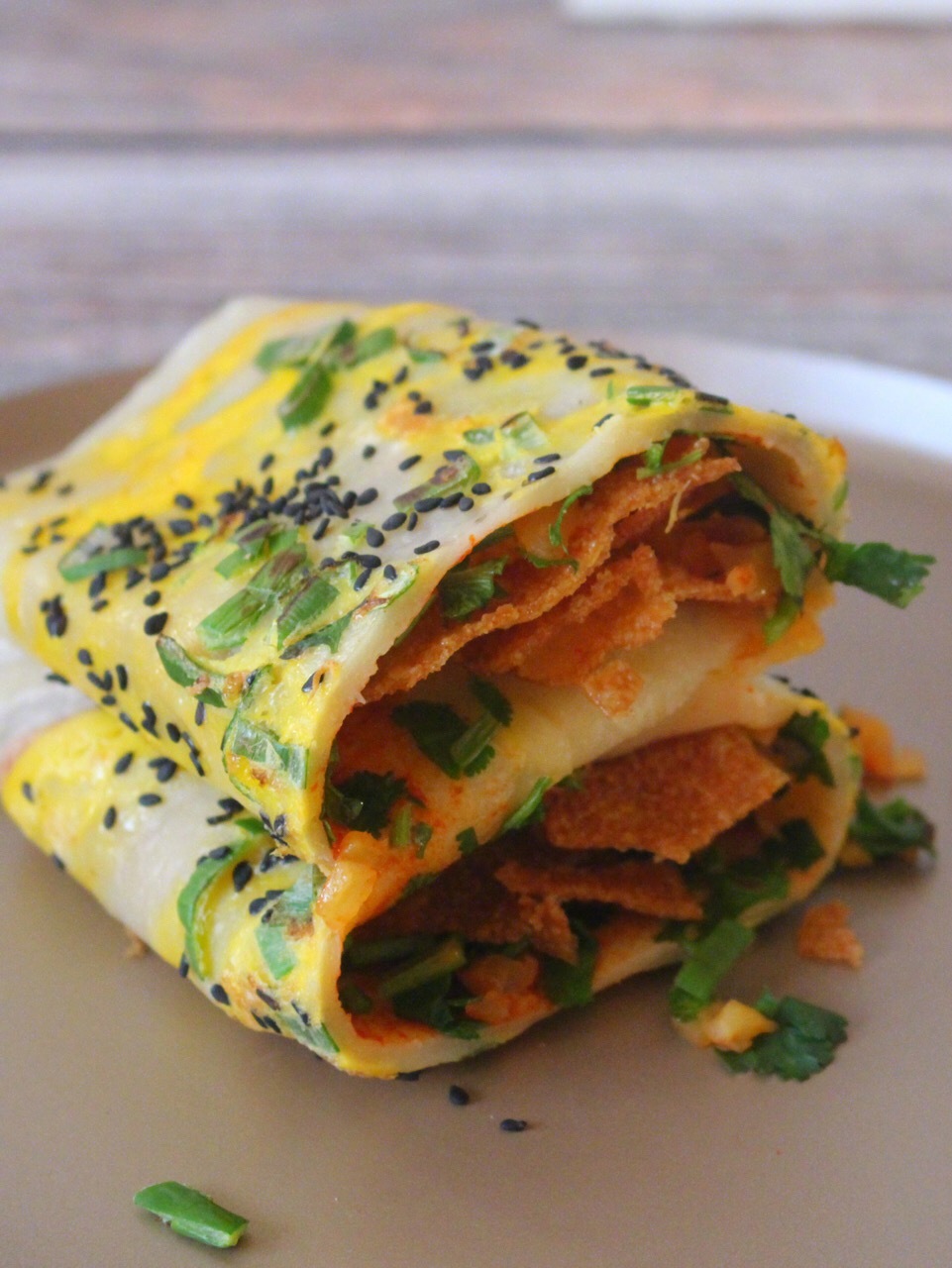 921510分钟快手早餐,不加一滴油秒杀路边摊的家庭版煎饼果子