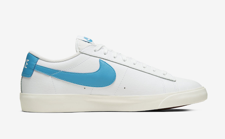 Nike Blazer Low Laser Blue 简约白蓝 休闲穿搭