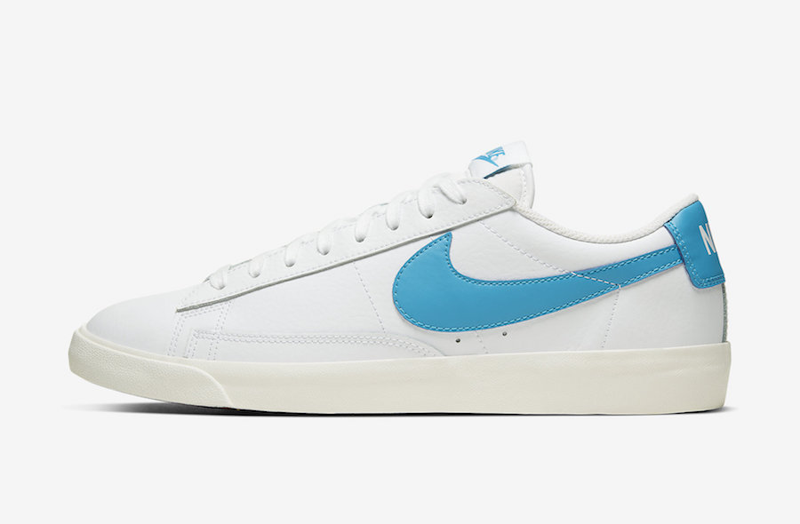 Nike Blazer Low Laser Blue 简约白蓝 休闲穿搭
