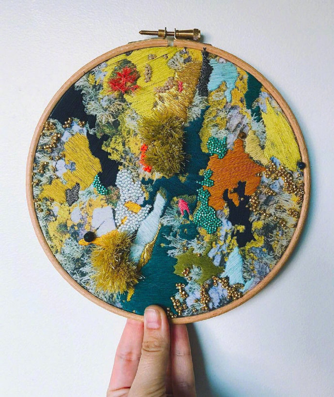 刺绣艺术 | 艺术家 emily botelho