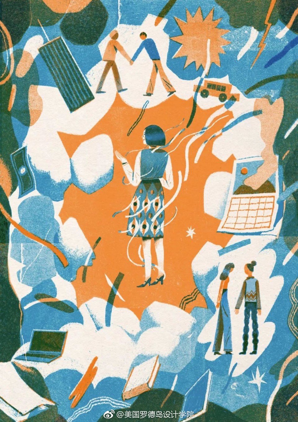 新锐插画艺术家丰风,一起分享她的所思所想,以及对生活的感知能力