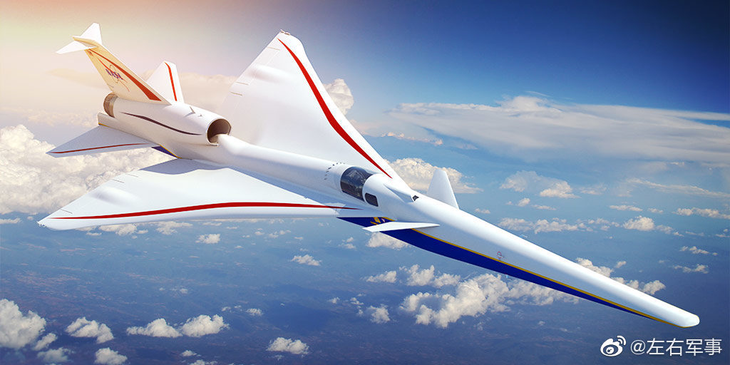 洛克希德·马丁公司研发的x-59静音超音速运输机
