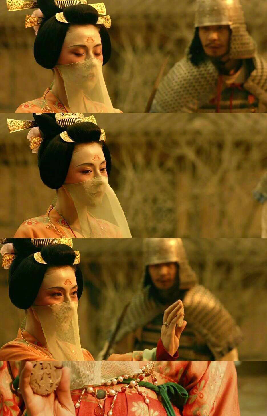 《长安十二时辰》里热依扎饰演的檀棋这个唐妆是真心好看!