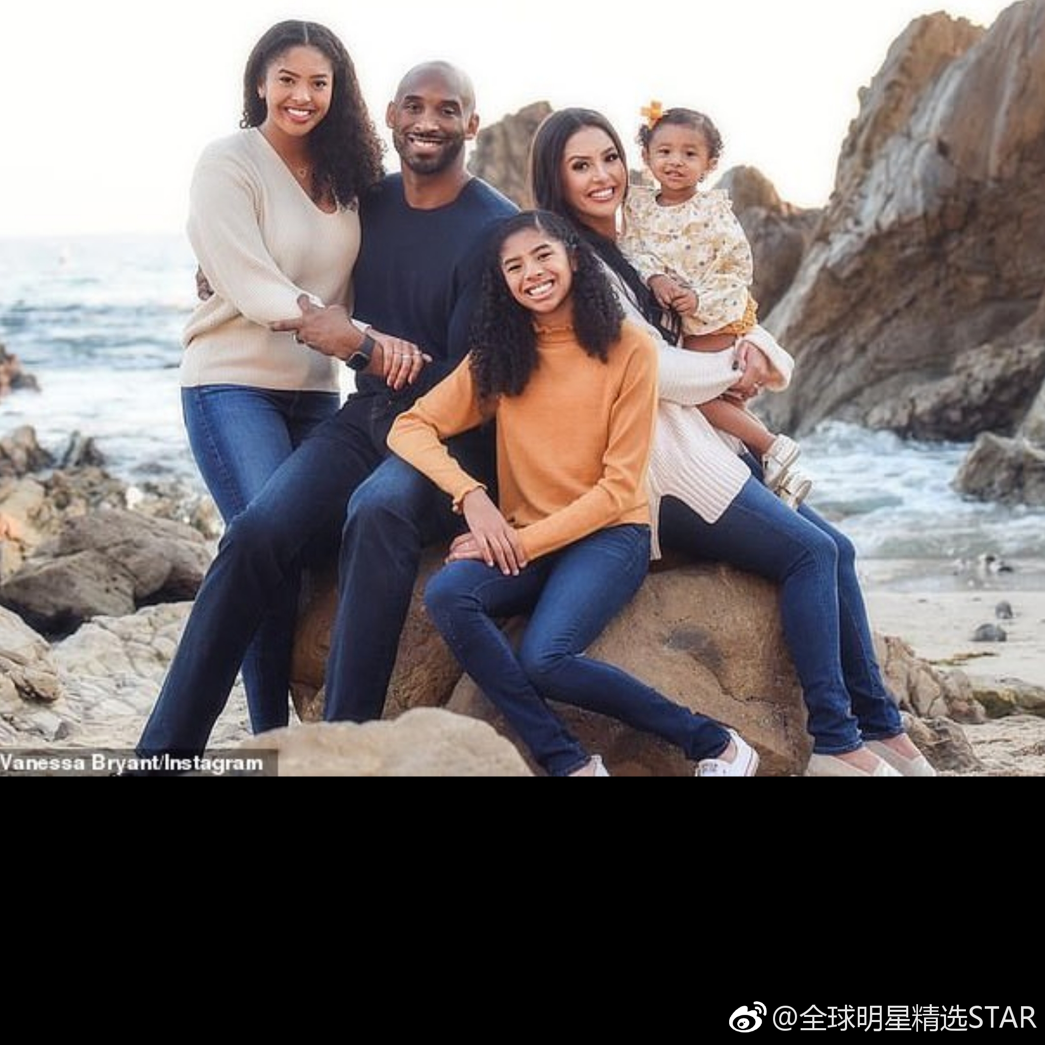 nba球星科比布莱恩特和妻子瓦妮莎将迎来第四个孩子