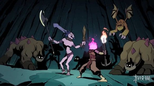 怪物甚至在路的尽头还有一个巨大的boss等着主角,《死亡细胞》的玩家