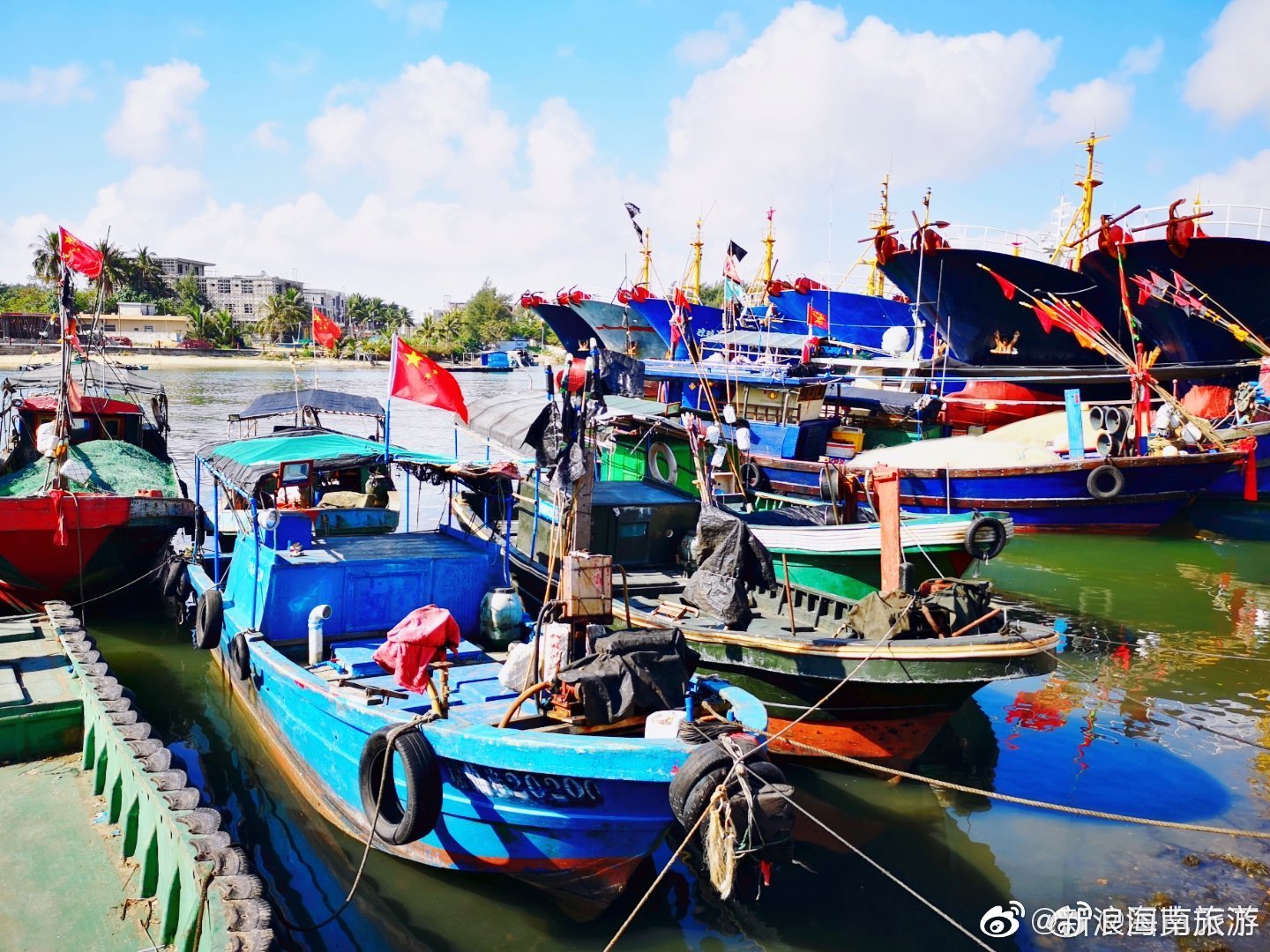 海南游东线看点,千年渔港蔚蓝潭门.潭门,我去过两次还想去的地方