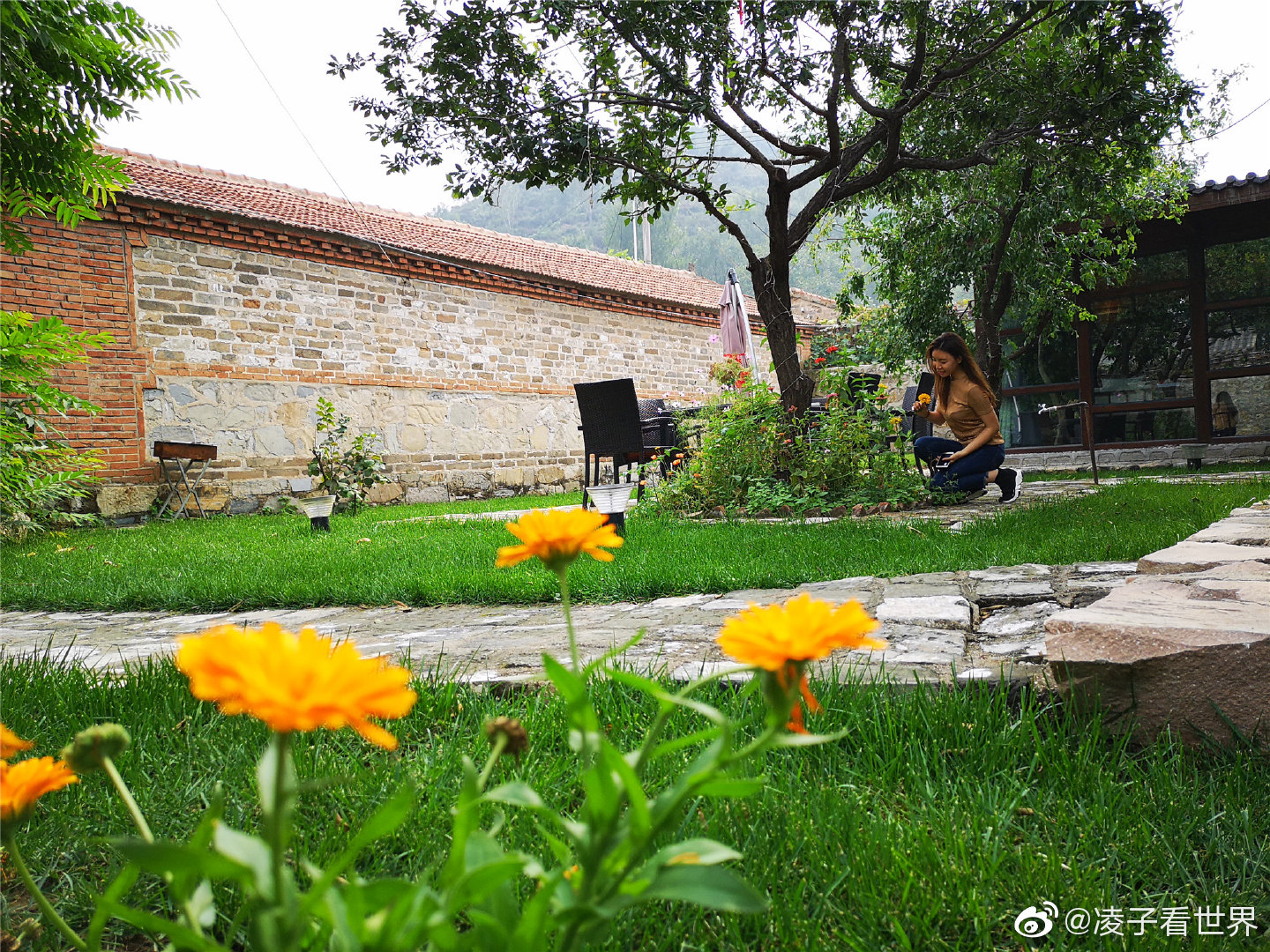 延庆古长城脚下的石峡古堡客栈,是一个很有乡土气息的民宿院落