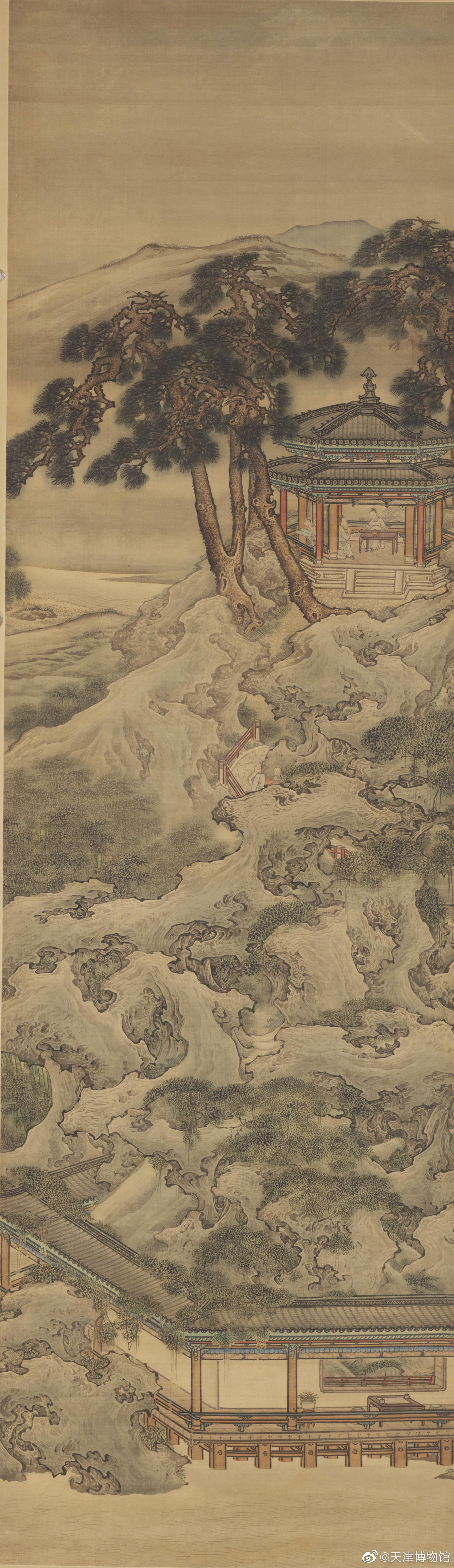 清 袁耀 汾阳别墅通景屏 之二