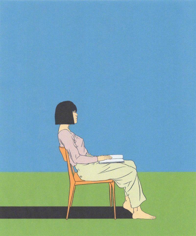 一组极简风插画英国插画师 manshen lo