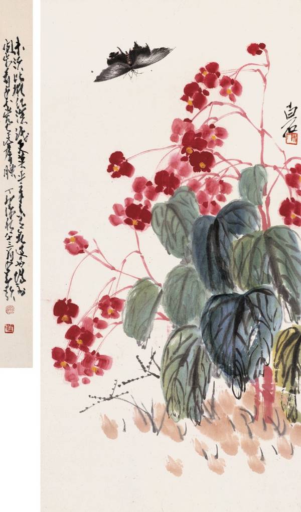 群芳争艳齐白石花鸟画欣赏