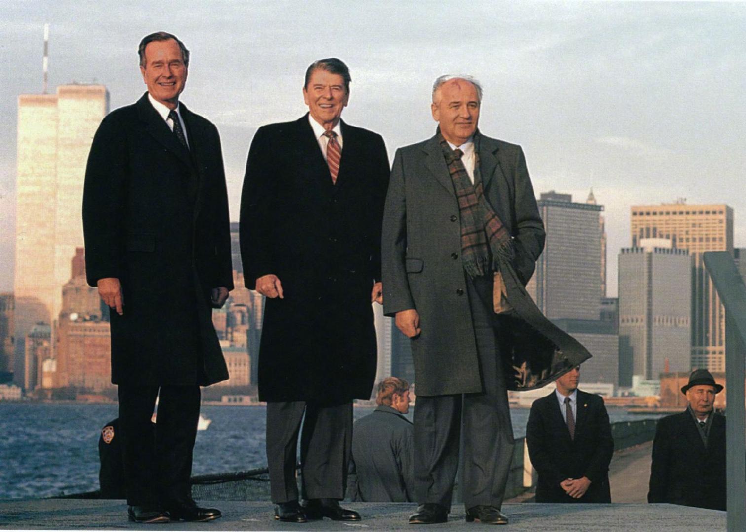 19年12月戈尔巴乔夫访问美国期间