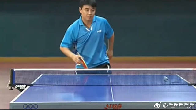 乒乓球教学:王皓教你直拍勾手发球,讲解和实战