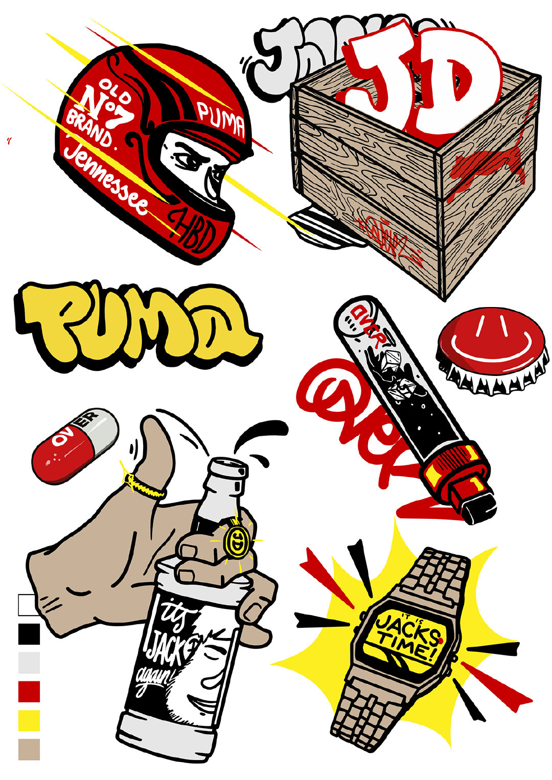 图形设计 插图 涂鸦艺术