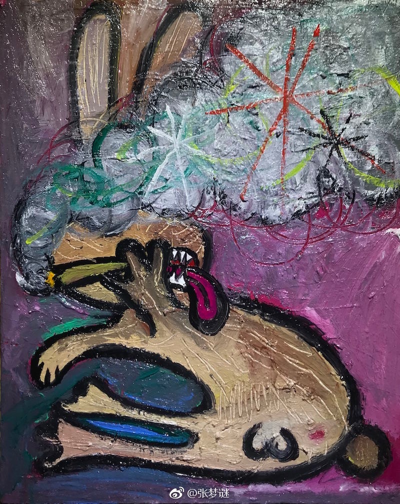 不知道这个艺术家feifeirun是不是当年木玛乐队主唱的前妻feifeirun阮