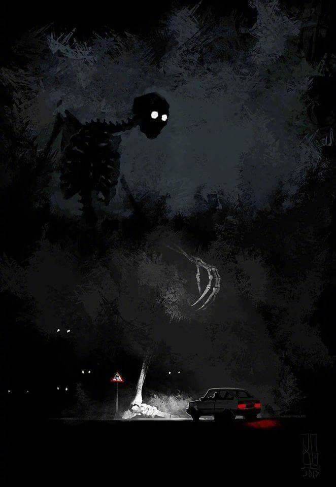 孤独的骷髅巨人俄罗斯插画家borisgroh