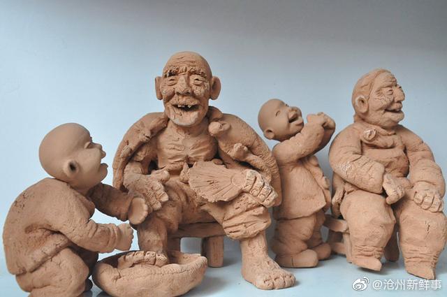 沧州东光"泥塑夫妻"双手捏出"运河风情"|运河|陈淑珍|泥塑_新浪新闻