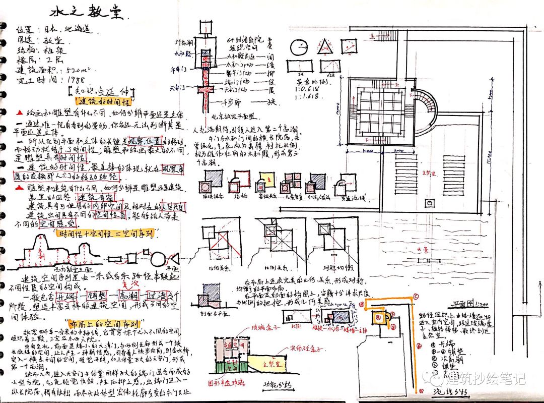 水之教堂案例抄绘抄什么建筑
