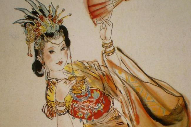 还有中国唐代"回眸一笑百媚生"的杨贵妃,她的面膜是用珍珠,白玉,人参