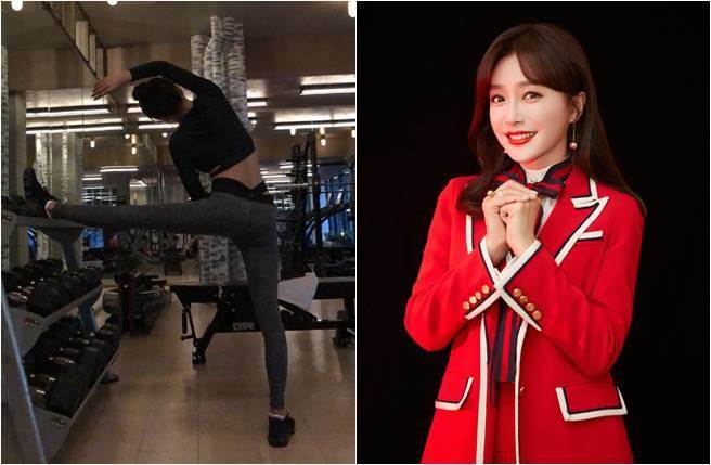 秦岚中空装健身,好身材让网友直呼:线条太完美了