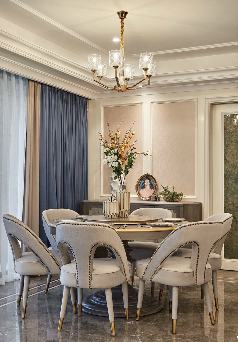 浪漫法式风格家居装修设计,精致温馨的家很有格调!