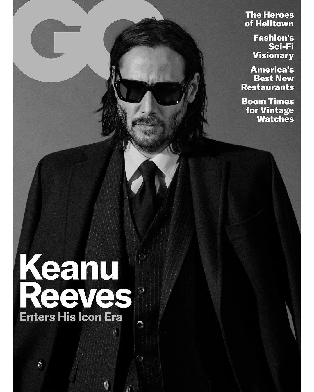 基努里维斯keanureeves登上gq2019年5月号封面