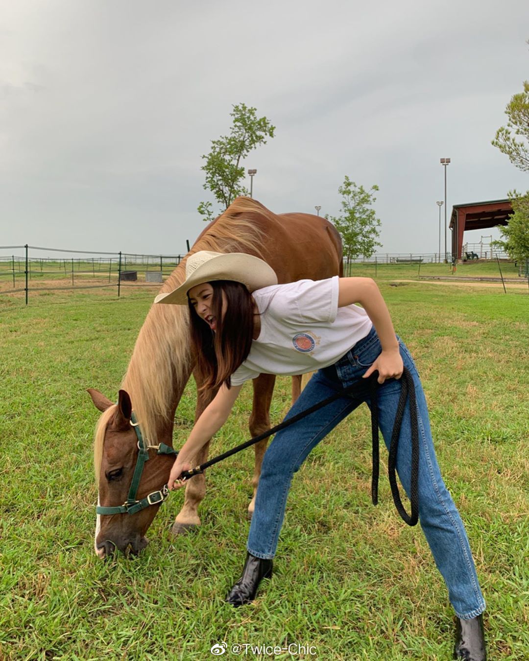 郑秀晶 | 今日份德州帅气女牛仔,出去录节目顺便就把瘦身瘦了