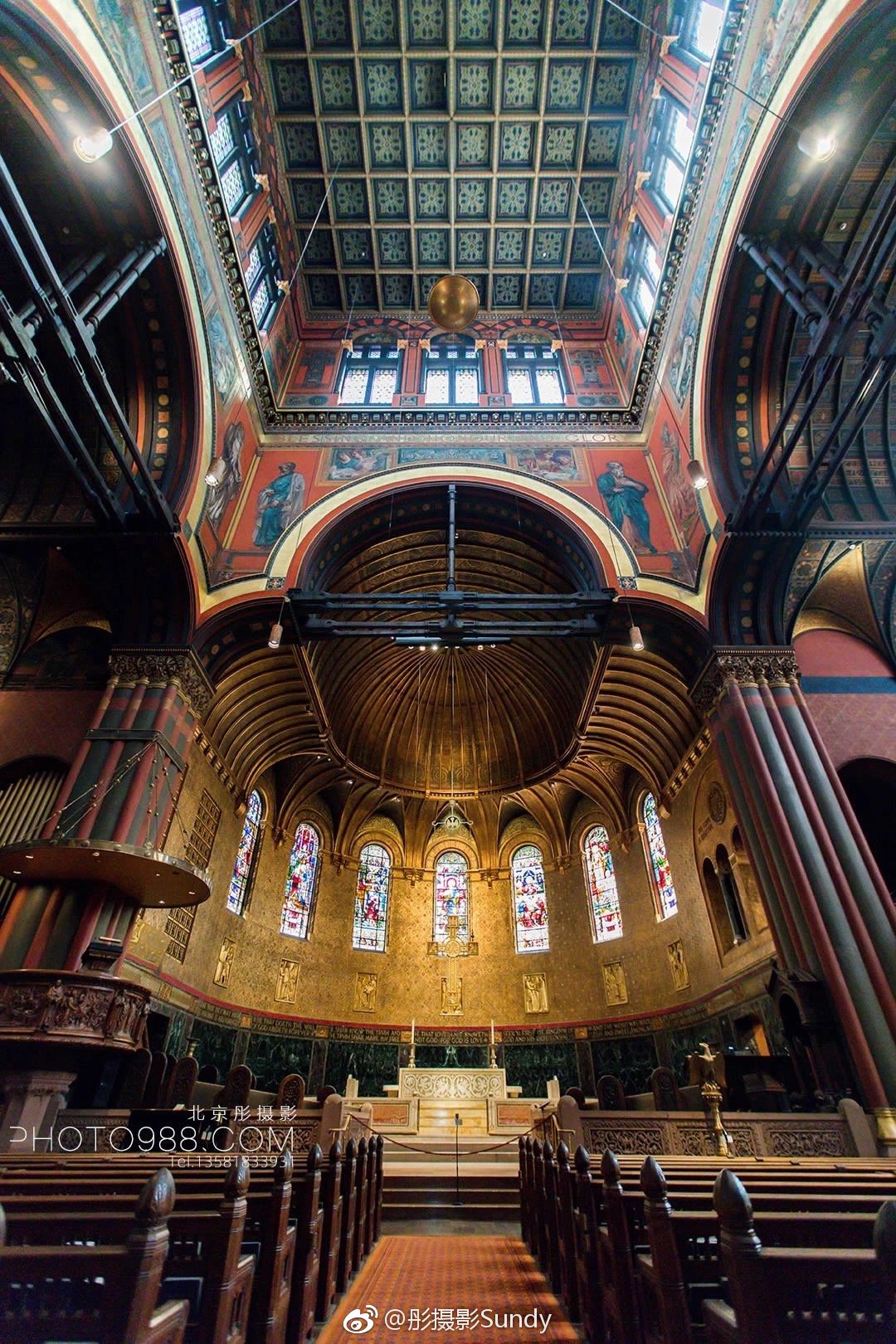 美国十大建筑之一:三一教堂.