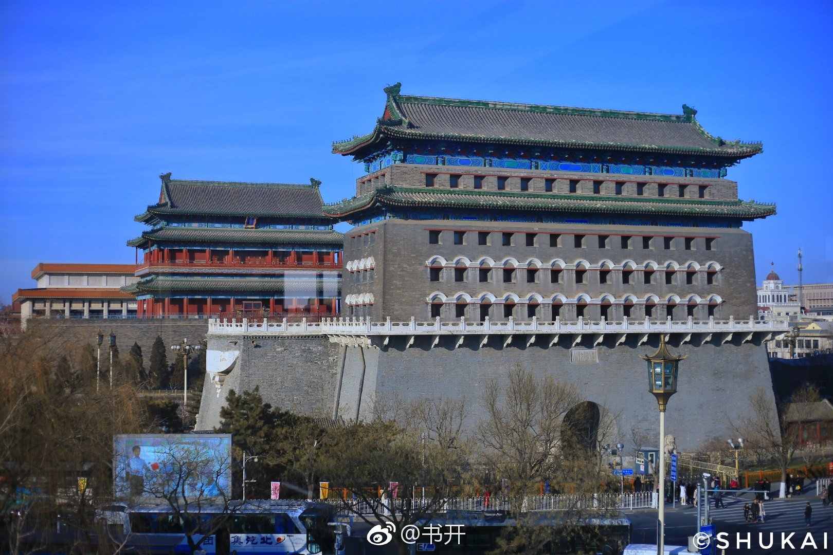 正阳门,俗称前门、前门楼子、大前门|箭楼|瓮城|老北京|城楼|九门_新浪新闻