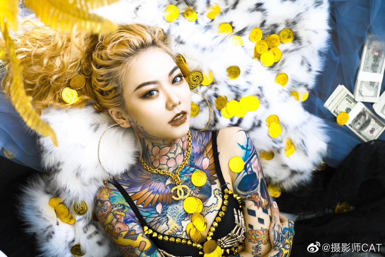 超级有范儿and专业的女纹身师 沧海刺青@沧海刺青mengy 纹身穿