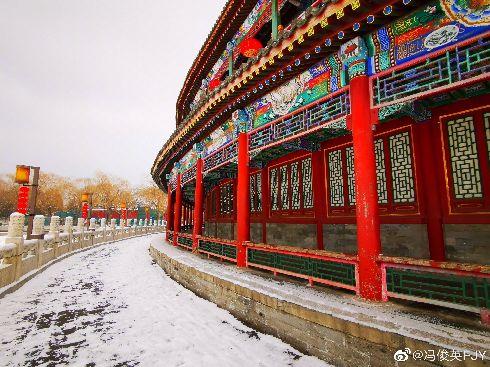 北海公园雪景_高清图集_新浪网