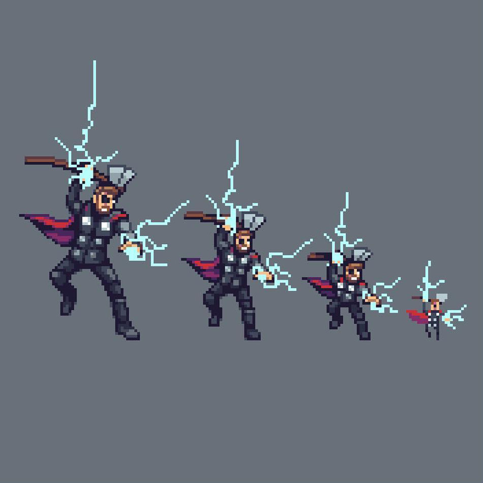 keentech绘制的像素画可以说是非常q萌了像素画的魅力大概就是可