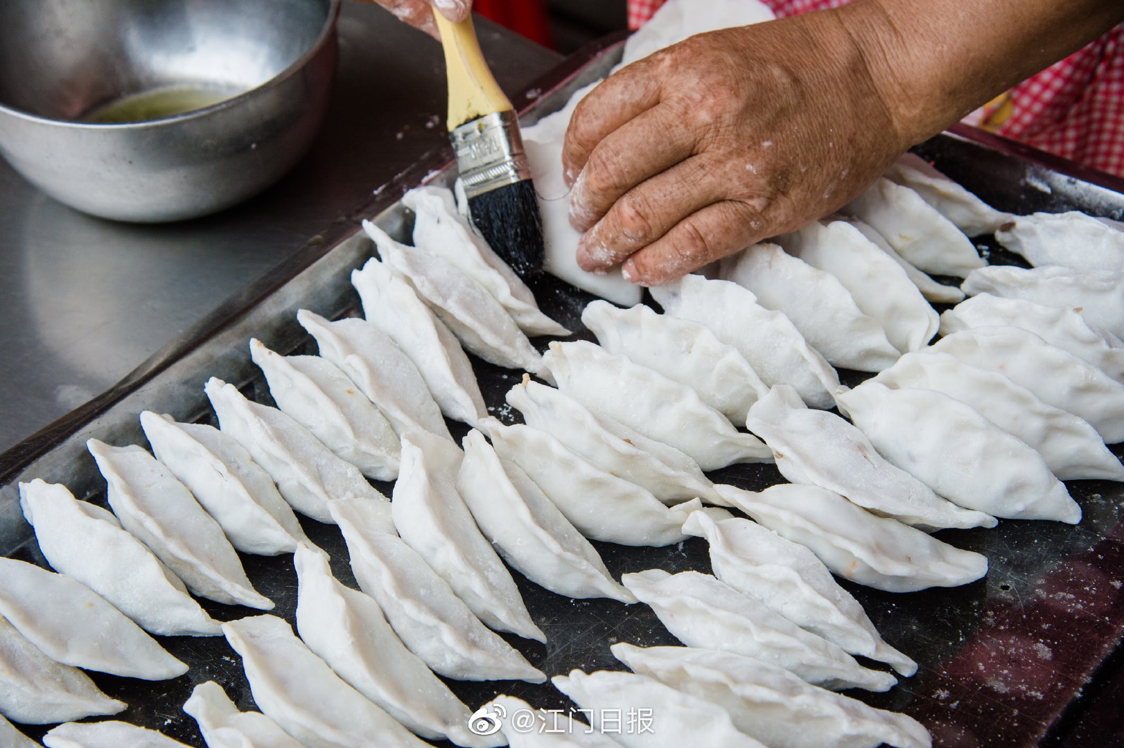 五邑家乡美食让人垂涎鹤山市雅瑶黄洞村美食白水角有近百年历史