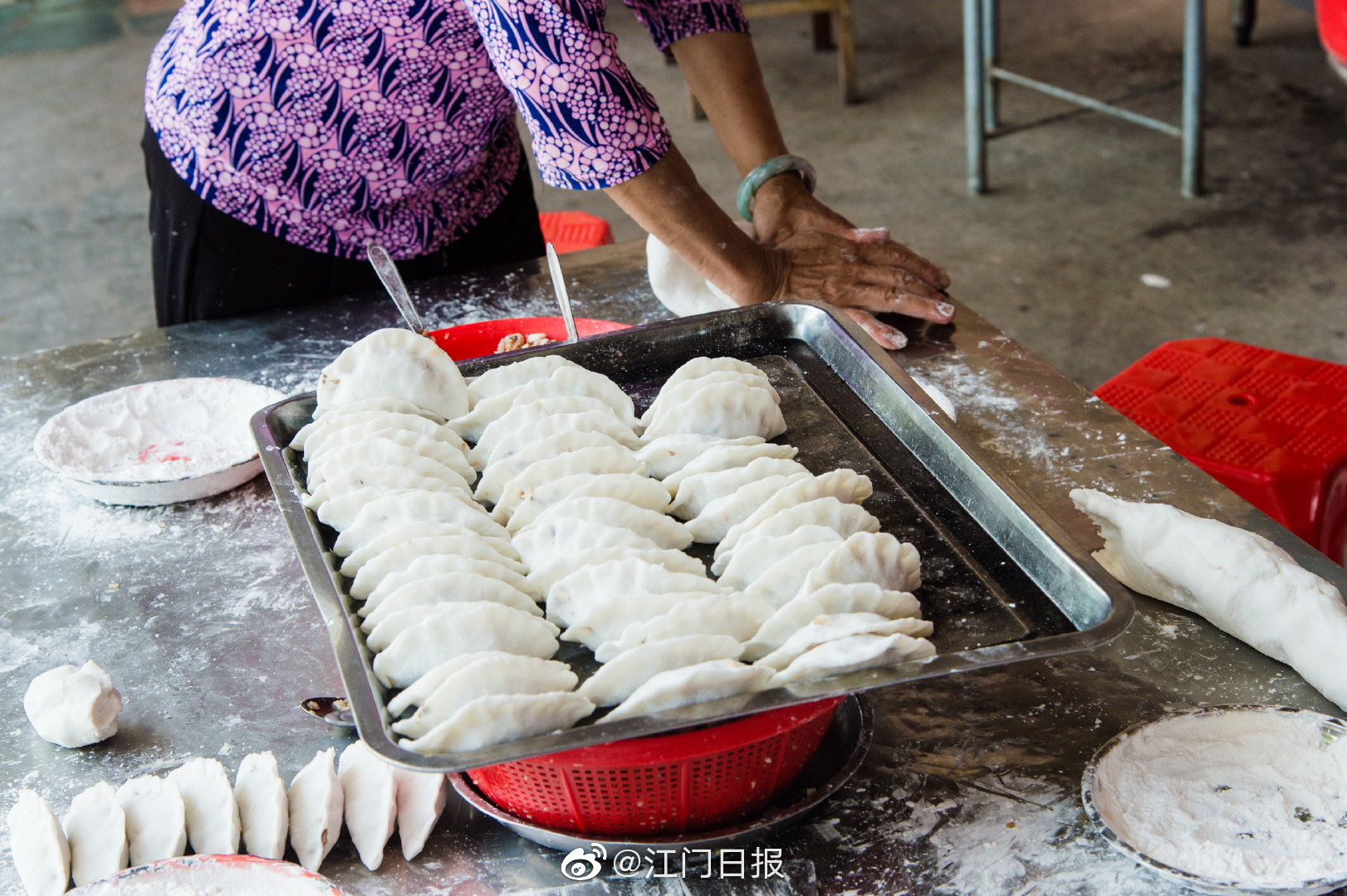 五邑家乡美食让人垂涎鹤山市雅瑶黄洞村美食白水角有近百年历史