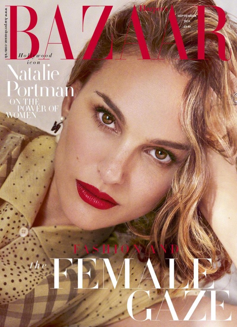 娜塔莉波特曼natalie portman 身穿dior 登上《harpers bazaar》英国