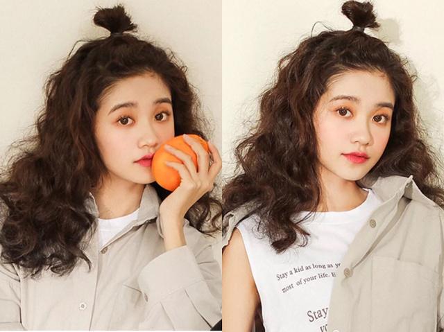 适合长卷发女生的4款"扎发"发型,学会这样扎很简单又清爽!