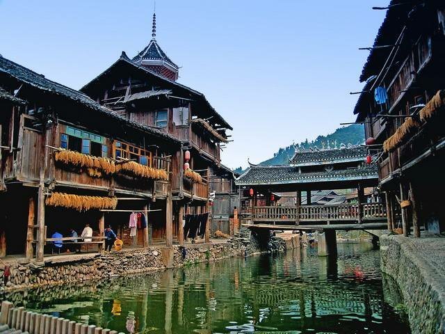 这里是黔东南侗族地区最大的侗族村寨,鼓楼之乡.当初来的时候