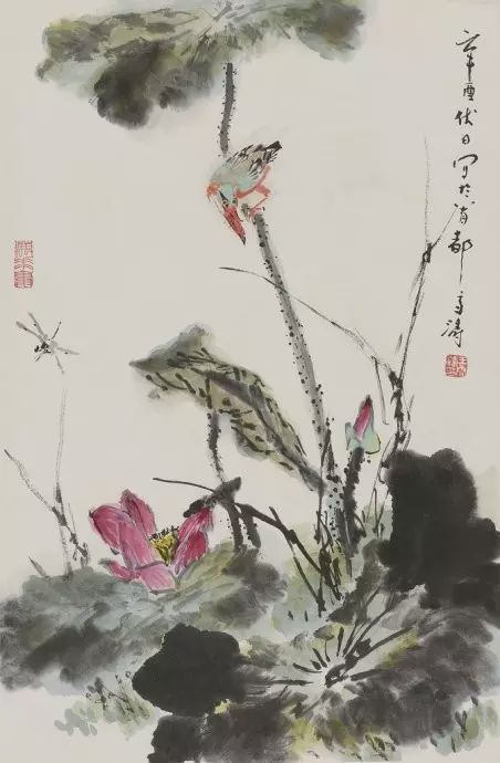 费新我,他是用左腕运笔而名闻遐迩的当代著名书法大师,其隶法古拙朴茂